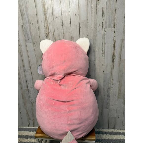 NWT Squishmallows Mischa Pink Red Panda HugMee Jumbo Plush Toy - Picture 5 of 6